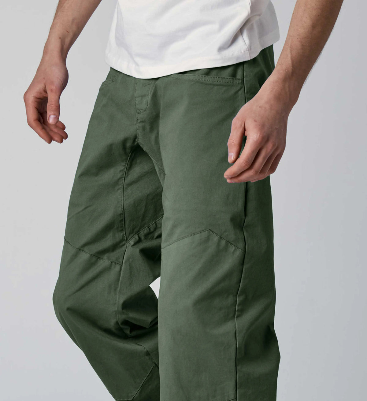 Pantalone Baggy uomo arrampicata Verde Foresta - Looking for Wild
