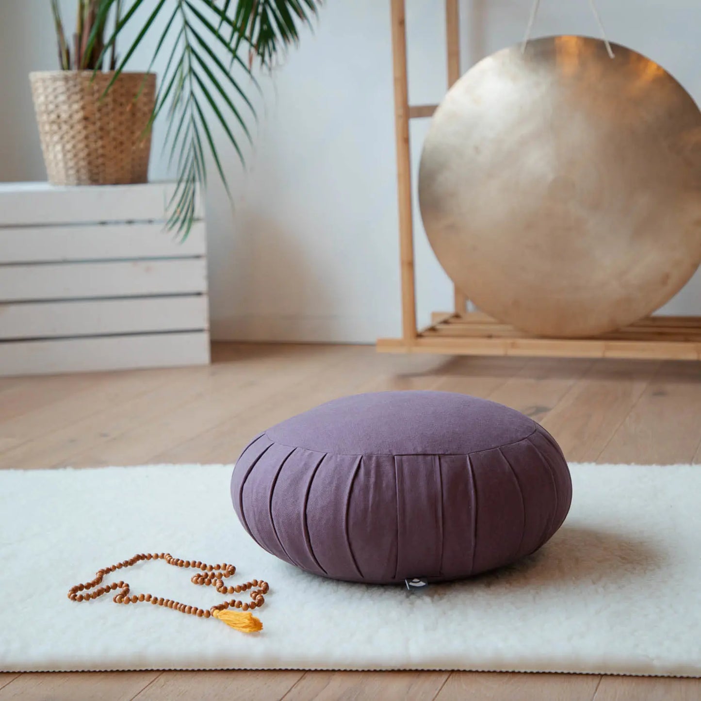 Cuscino da meditazione Zafu eco in cotone e buccia di farro - Bodhi