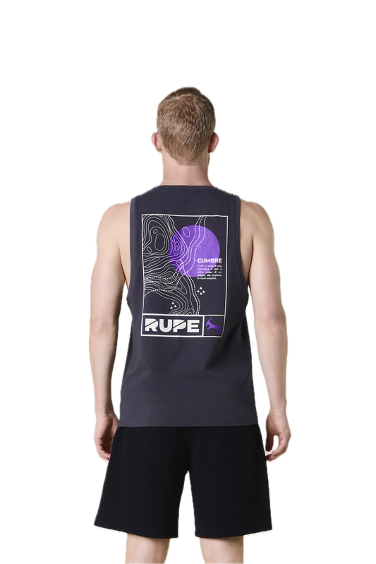 Canottiera Anthracite Purple Uomo - Rupe Clothing
